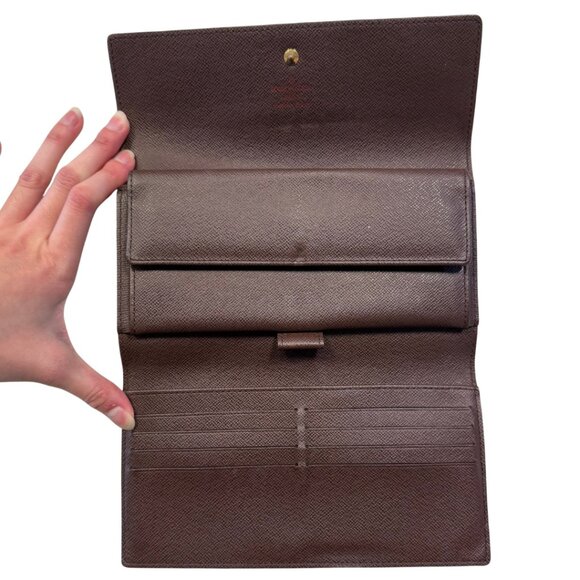 Louis Vuitton Damier Ebene Sarah International Wallet - Picture 5 of 7